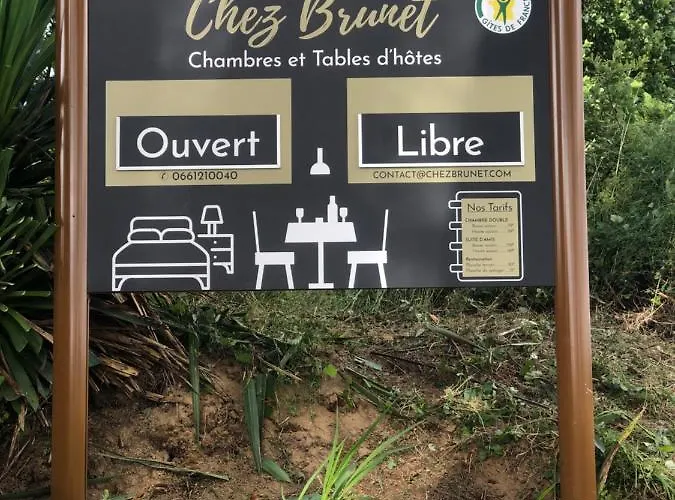 Bed & Breakfast Chez Brunet D'hotes Et